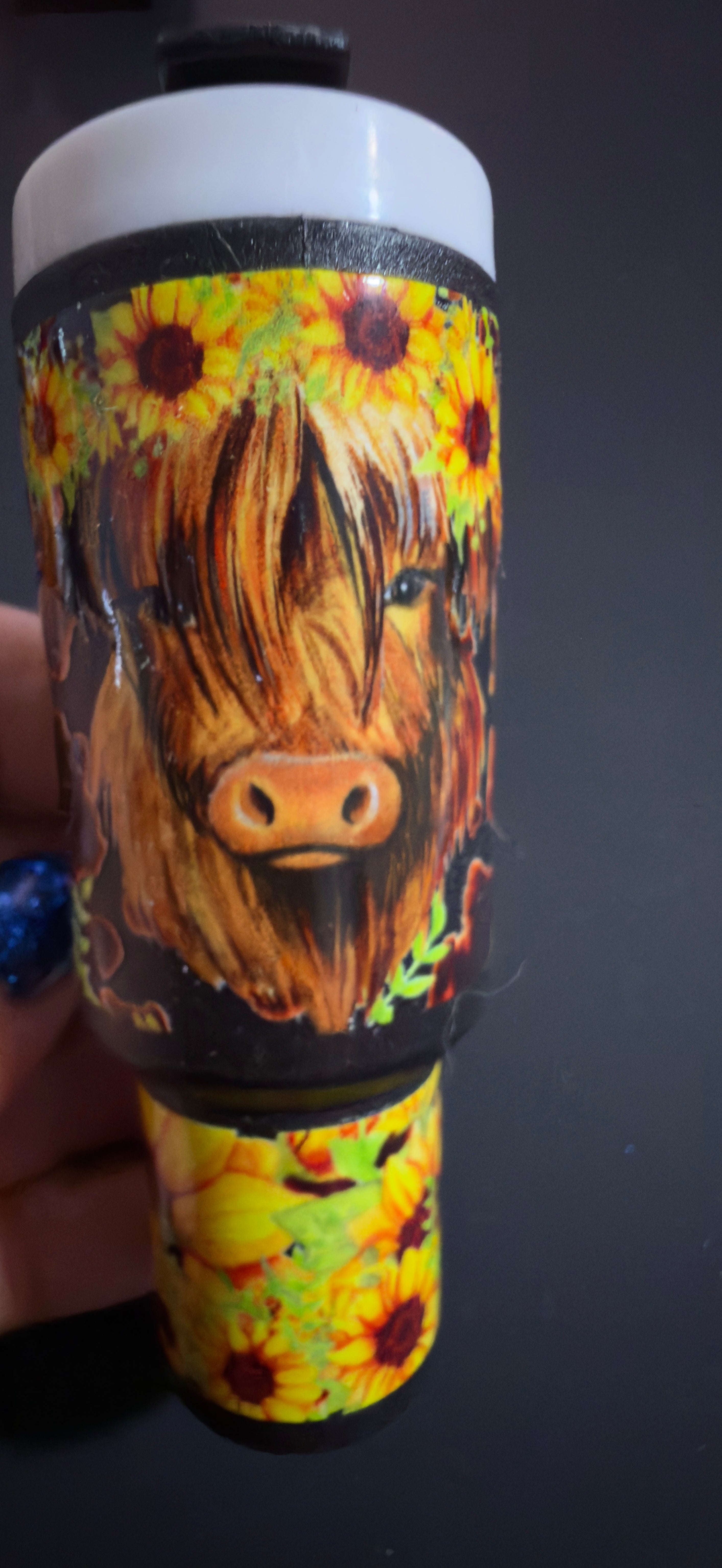 Cow Chapstick Holder