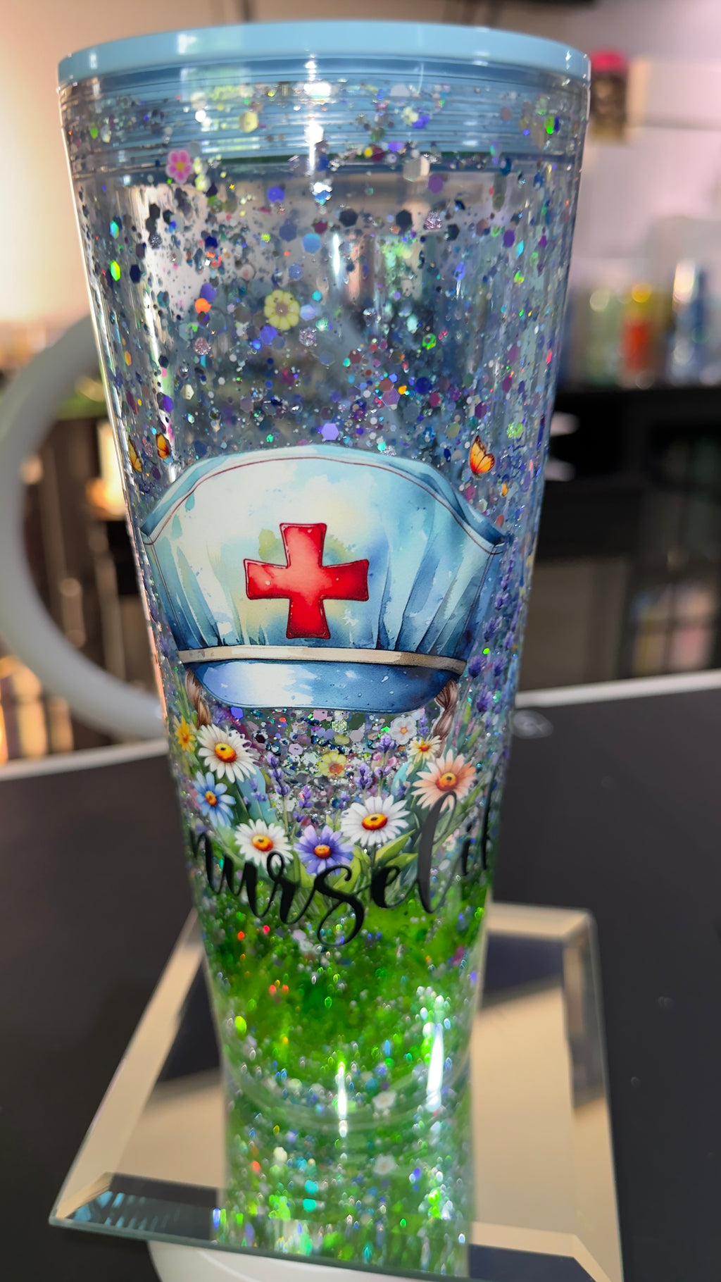 Nurse Life SnowGlobe  Tumbler