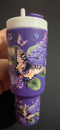 Butterfly keychain Chapstick Holder