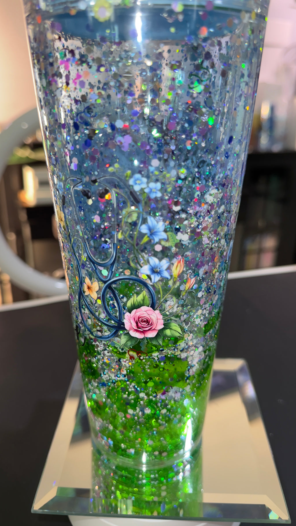 Nurse Life SnowGlobe  Tumbler