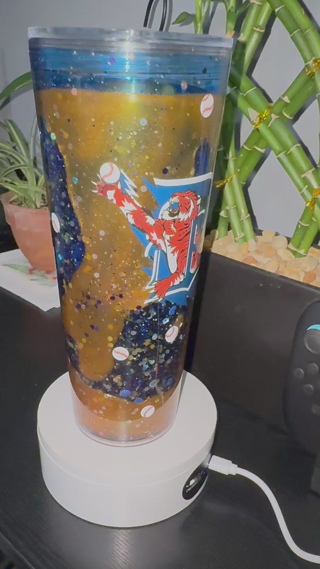 Tiger Ball Snow Globe
